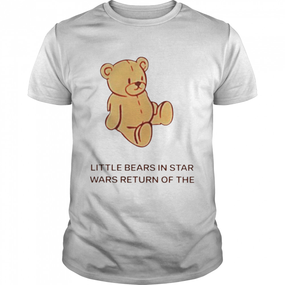 Little bears in the Star Wars retur of the shirt