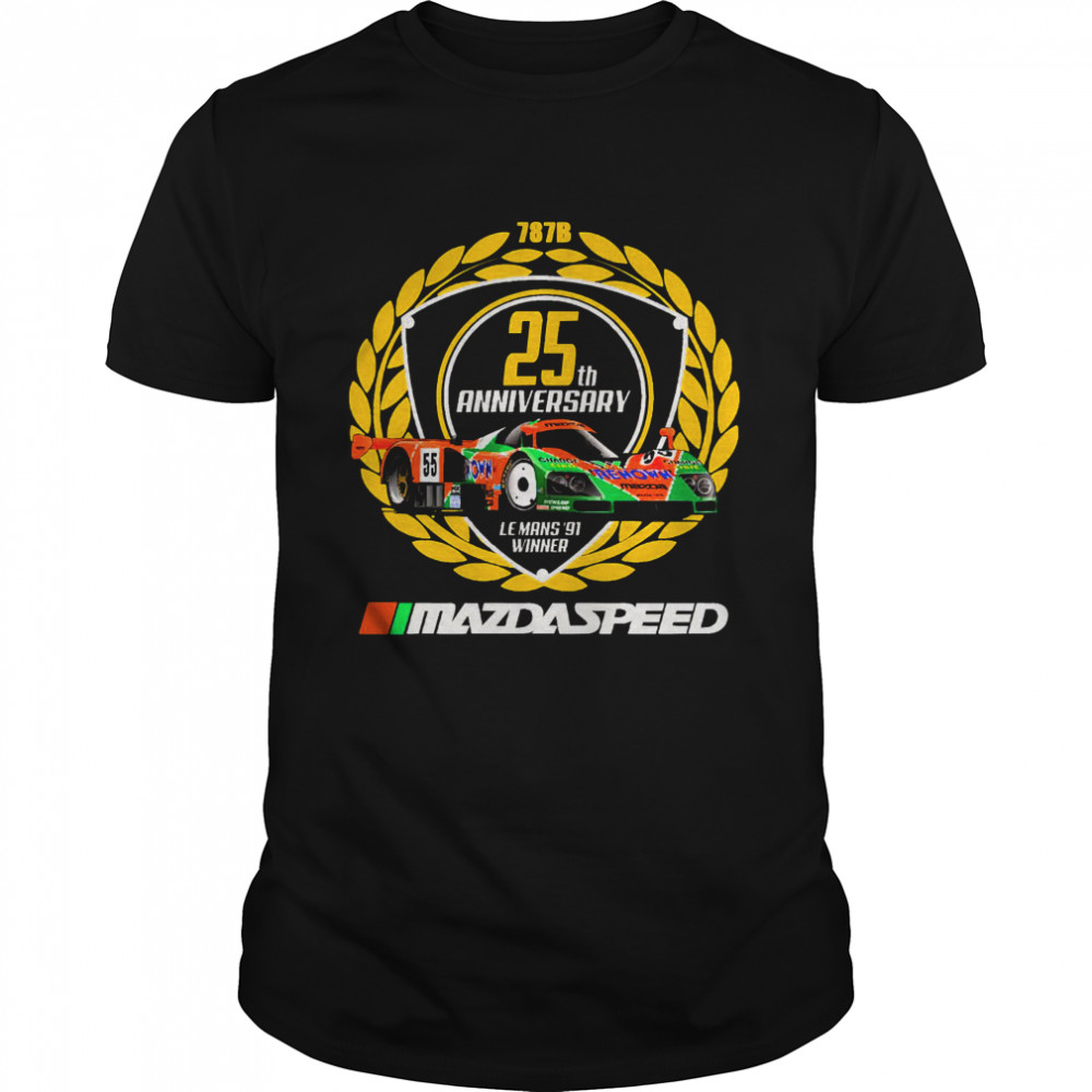 Mazda 787b Speedy 25th Anniversary shirt