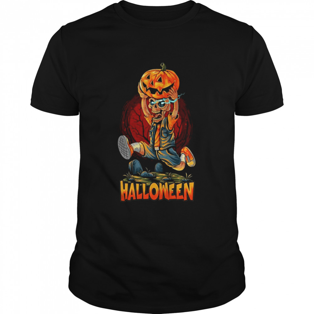 Steeling Pumpkin Scary Pumpkin Head shirt