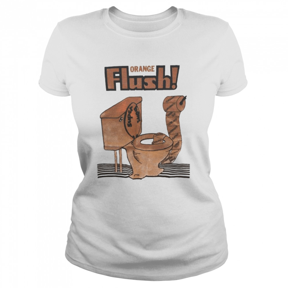 Toilet Orange Flush Super Bowl shirt - Fashion Trending T-shirt Store