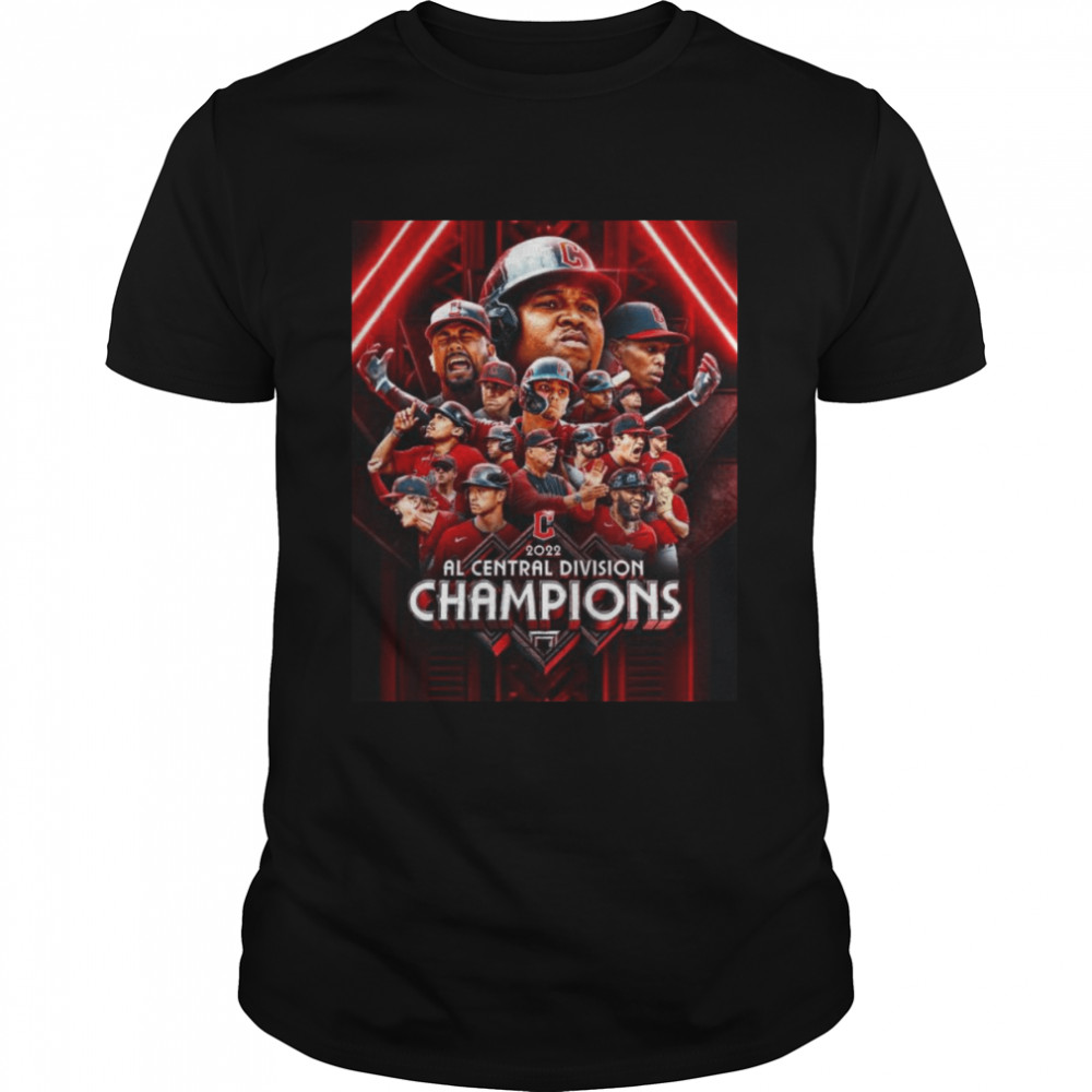 Cleveland Guardians Baseball Team 2022 AL Central Champions Shirt