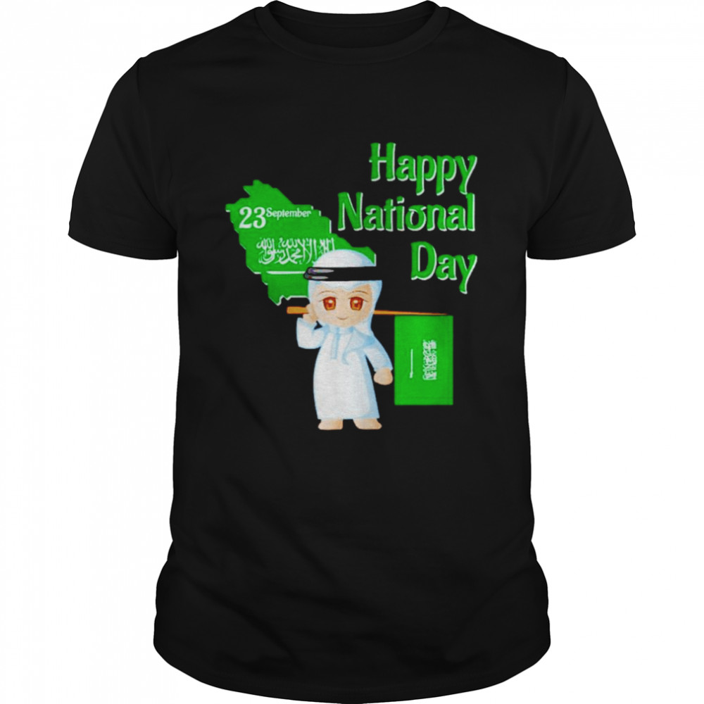 Kingdom Of Saudi Arabia Happy National Day Flag shirt