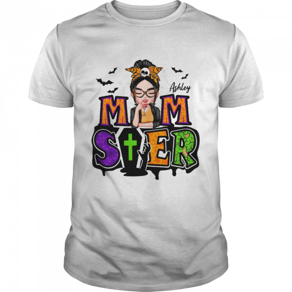 Mom Halloween Momster T Shirt