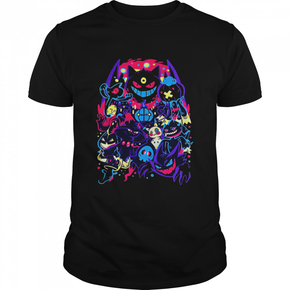 Pokemon Ghost Halloween shirt