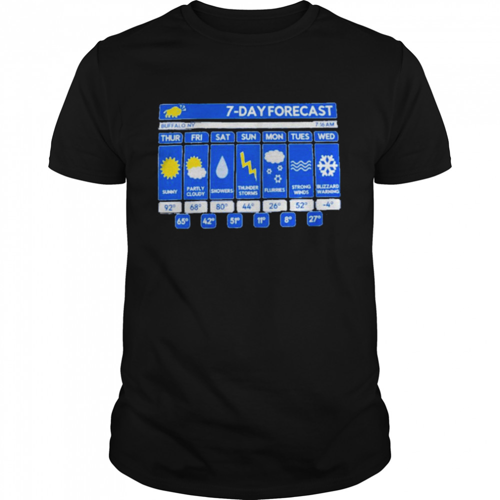 7-Day Forecast Buffalo NY shirt