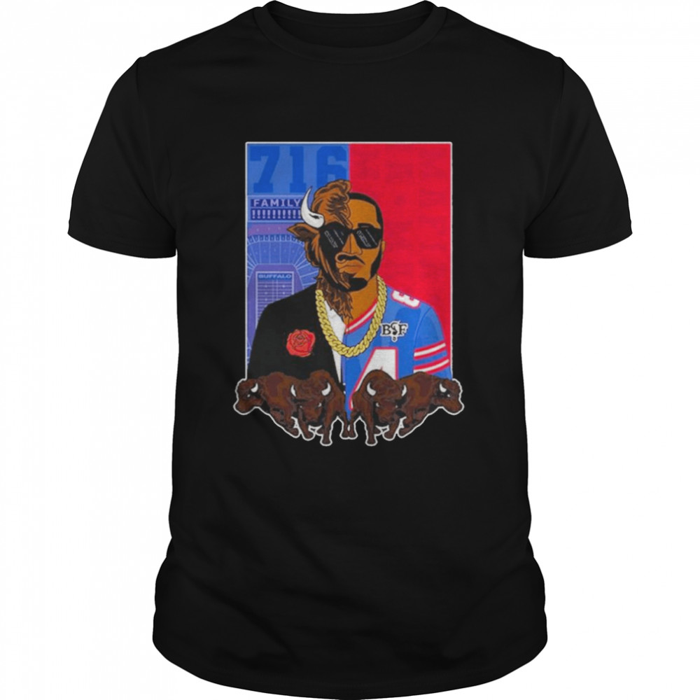 Bills x Benny Collab Split Face shirt