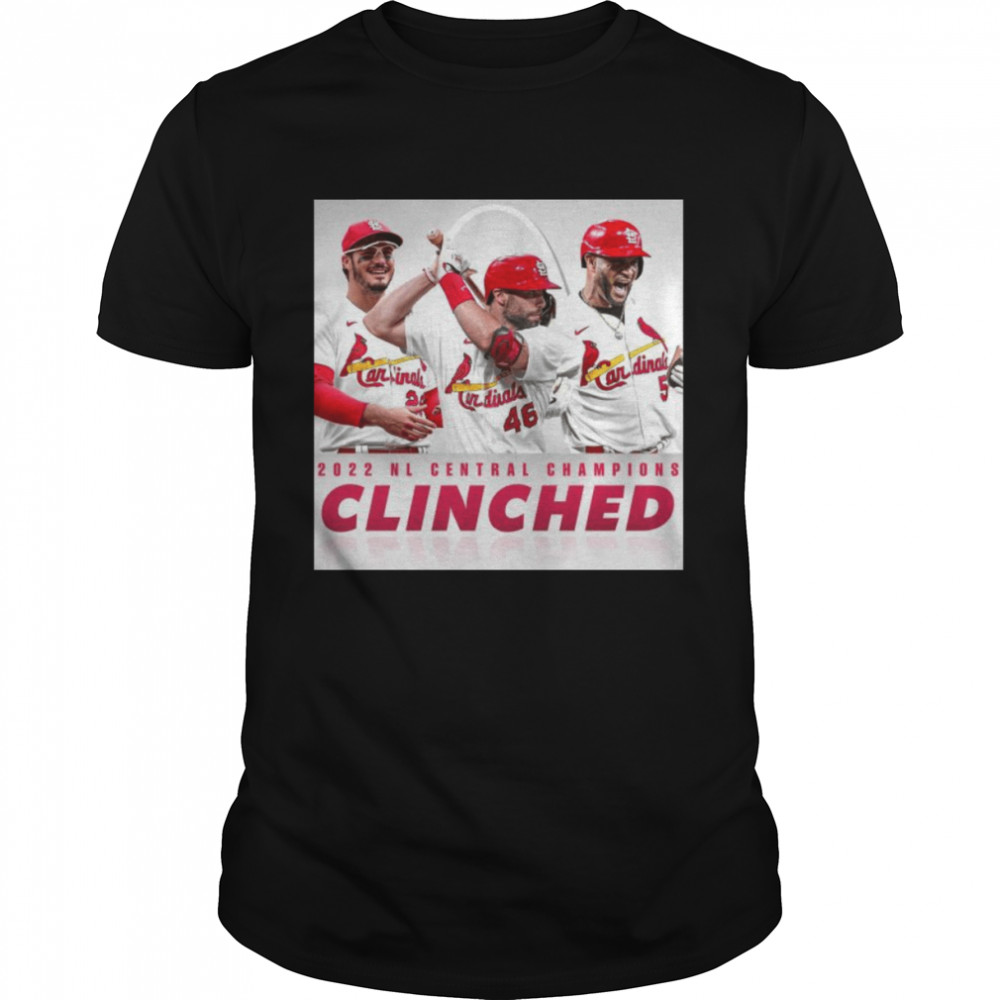 St Louis Cardinals 2022 NL Central Champions Clinched Shirt