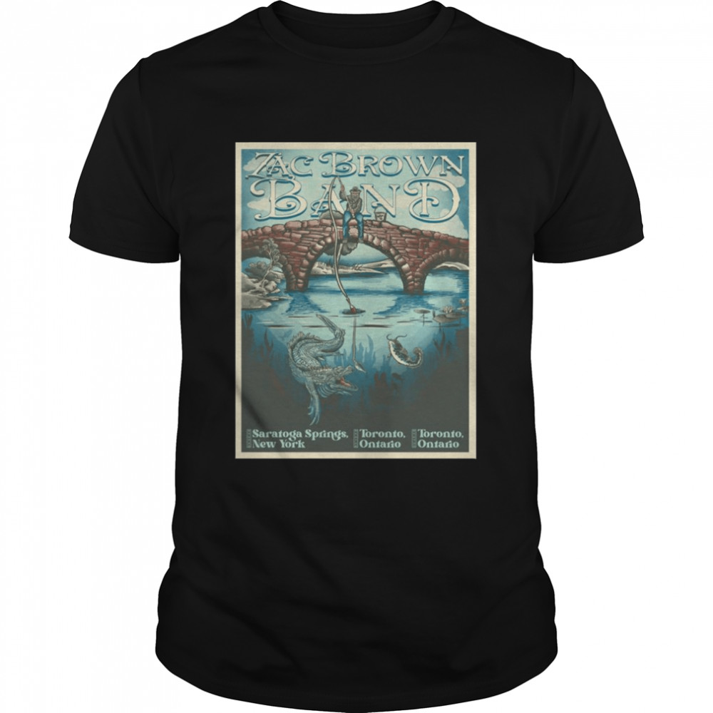 Zac Brown Band Saratoga Springs New York 2022 shirt