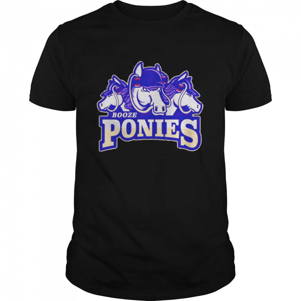 booze Ponies new logo shirt