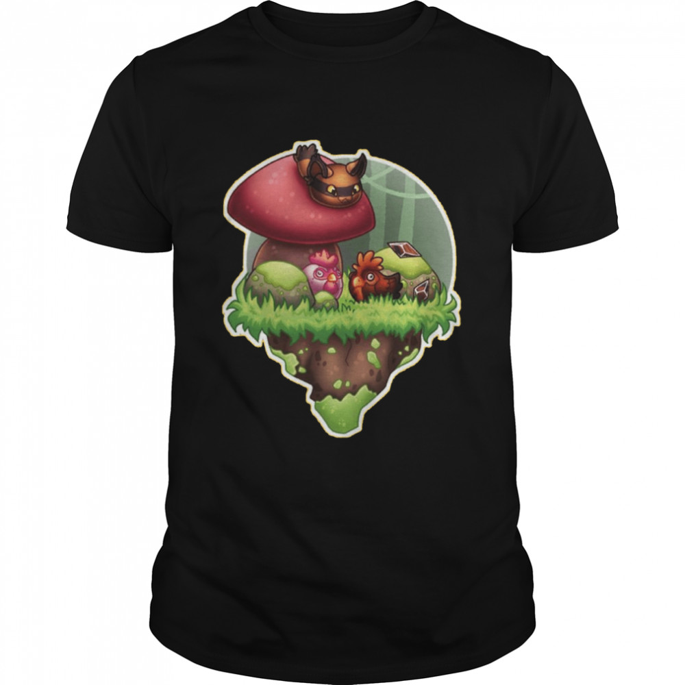 Colorful Art Slime Rancher Eggs Planet shirt