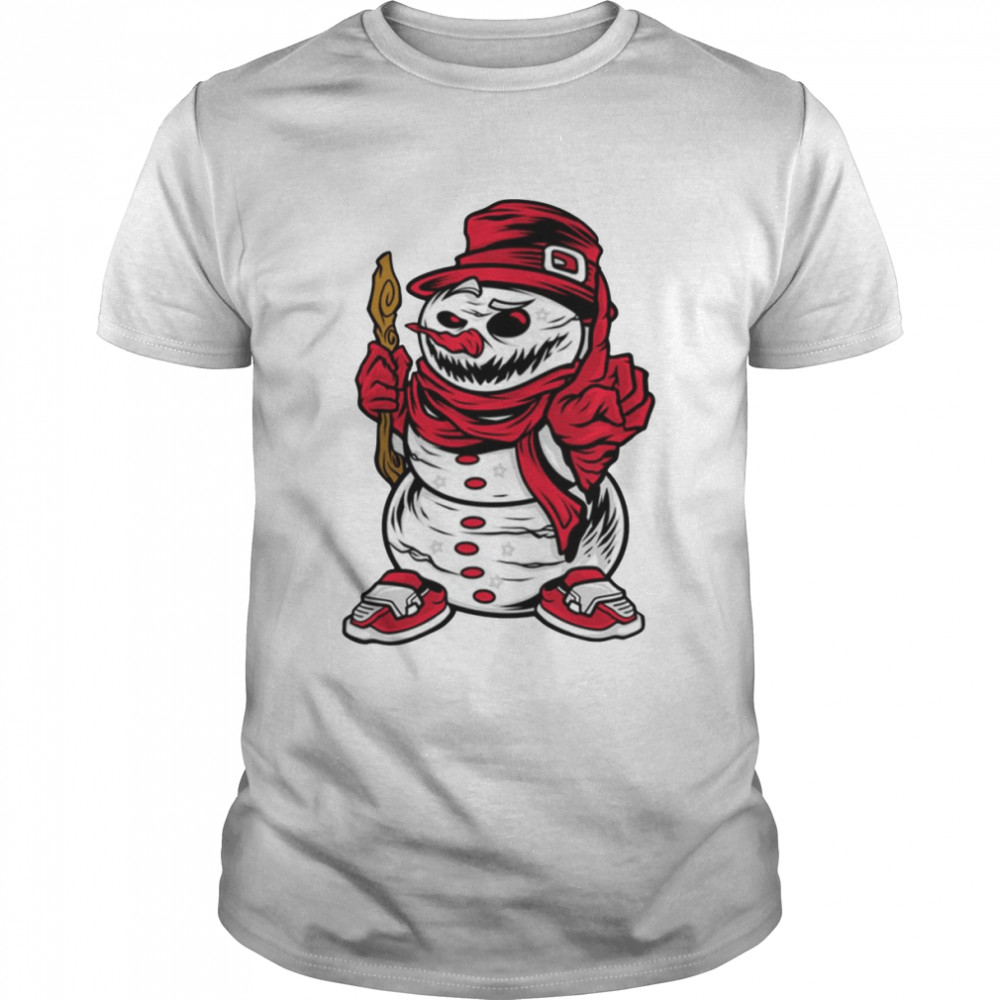 Horror Evil Snowman We Want You shirt