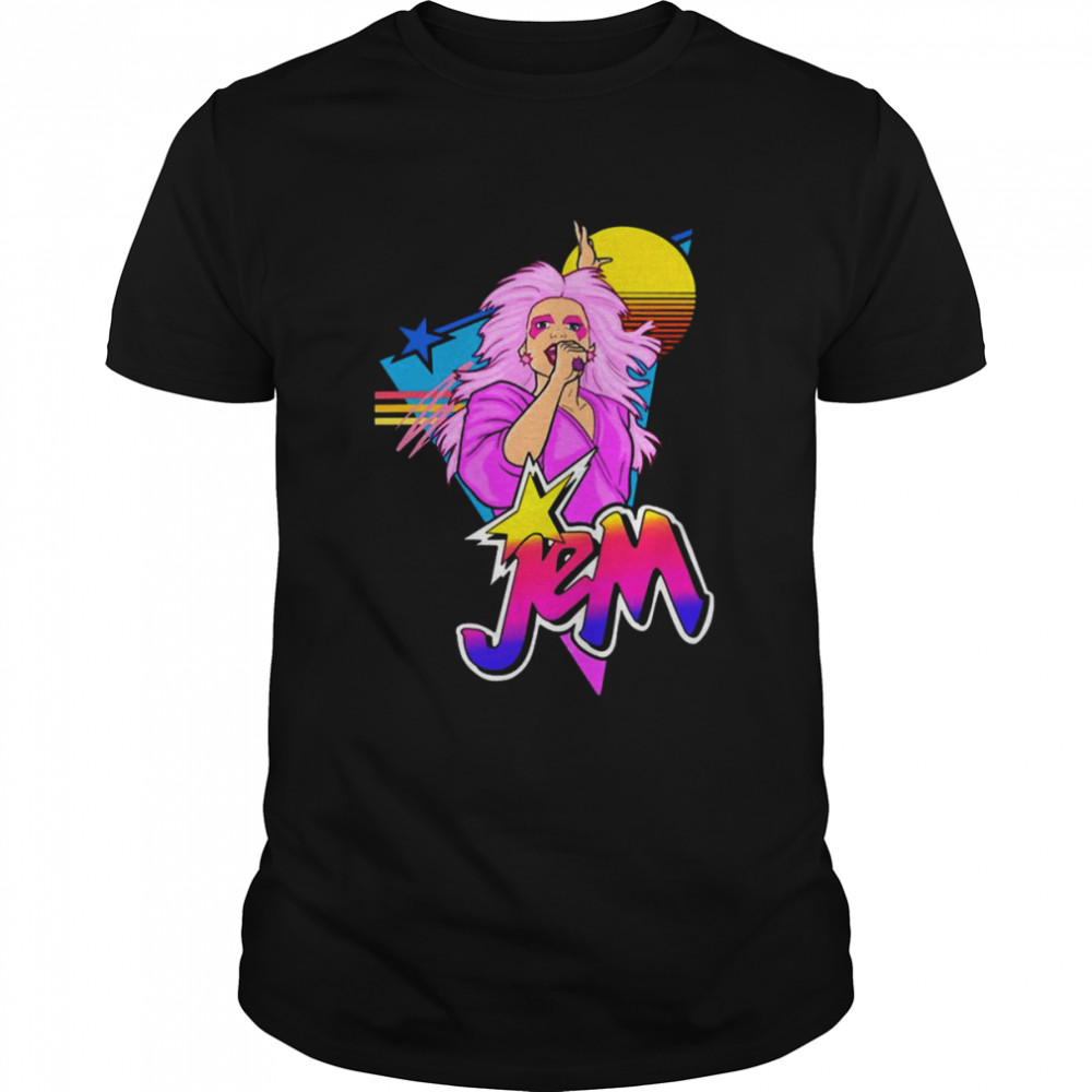 Jem 80s Style Art Jem And The Holograms shirt