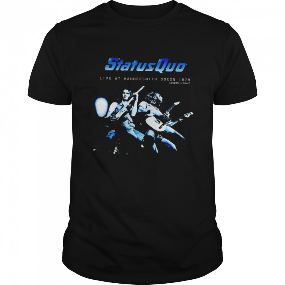 Live Perform Status Quo 1979 Premium shirt