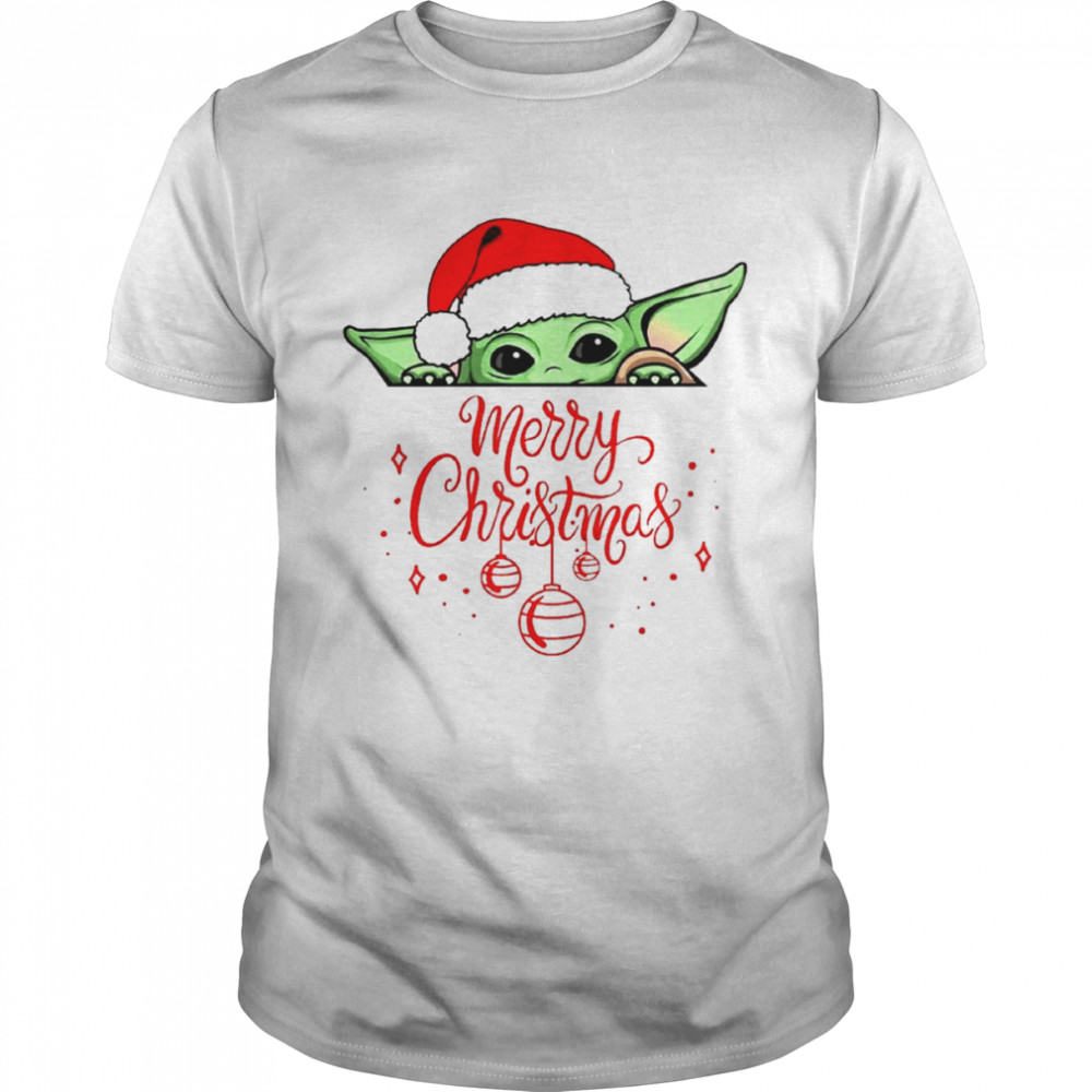 Merry Chritsmas Baby Yoda Christmas T-Shirt