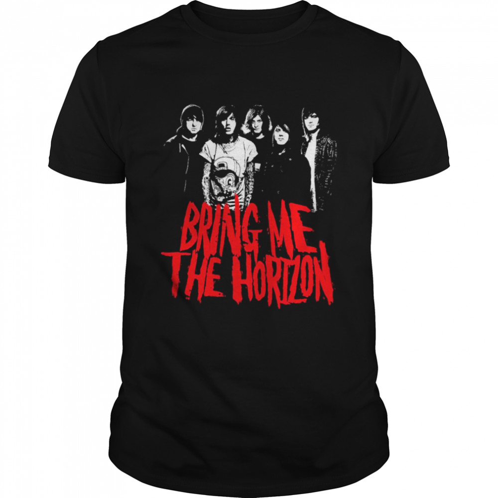 Red Text Art Bring Me The Horizon shirt