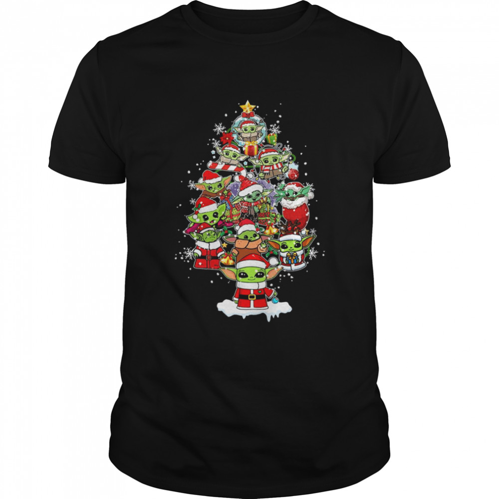 Santa Baby Yoda Disney Christmas Baby Yoda Christmas T-Shirt