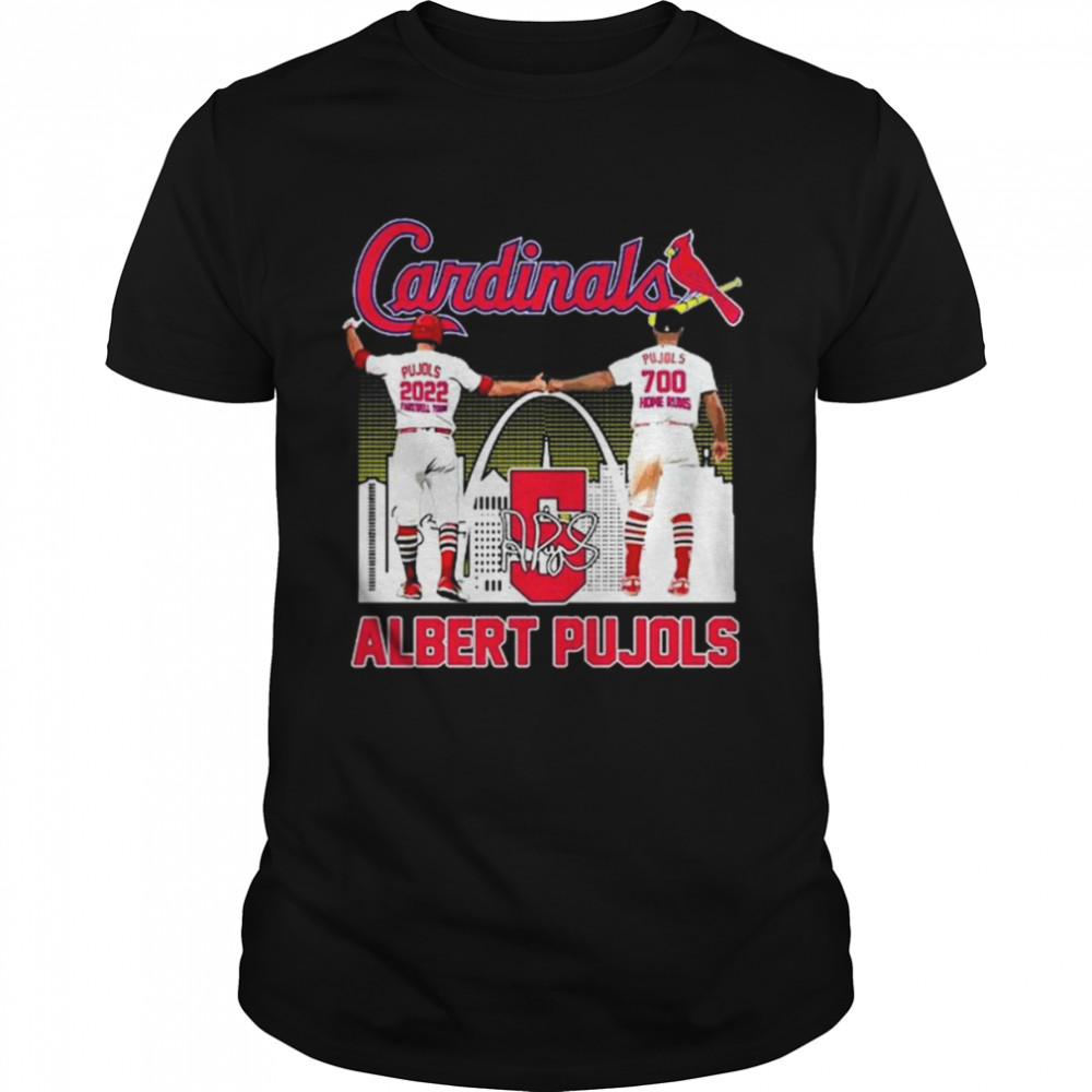 St Louis Cardinals Albert Pujols 2022 Farewell Tour and 700th Home Runs signature shirt