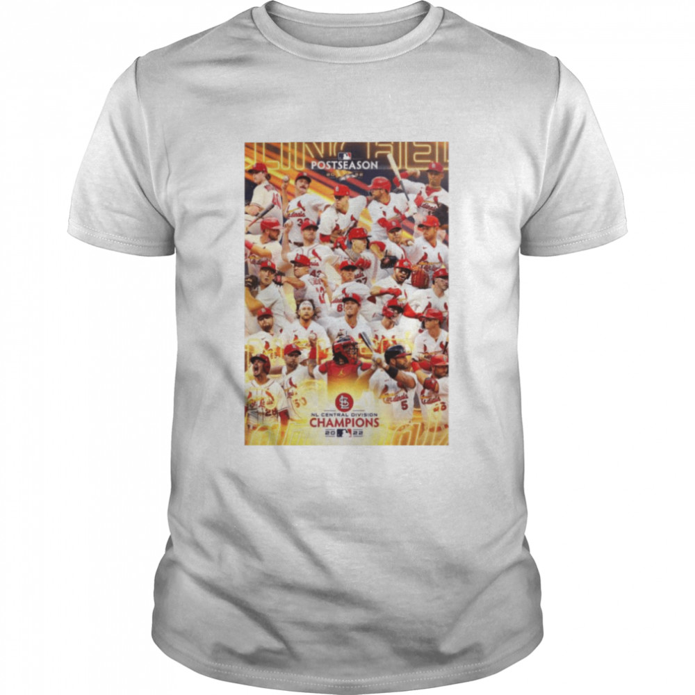 St Louis Cardinals MLB 2022 NL Central Division Champions Clinched shirt