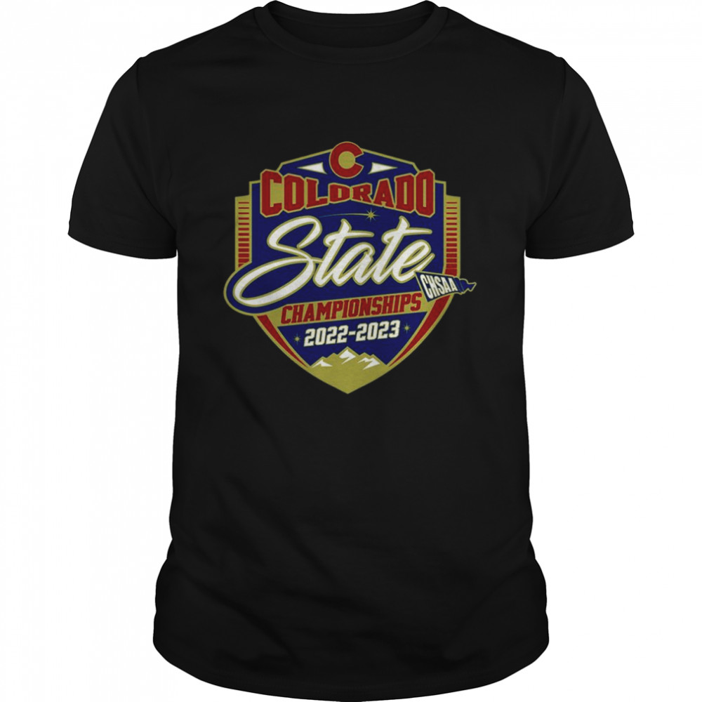 2022 2023 CHSAA Colorado State Championships Lapel Pin Shirt