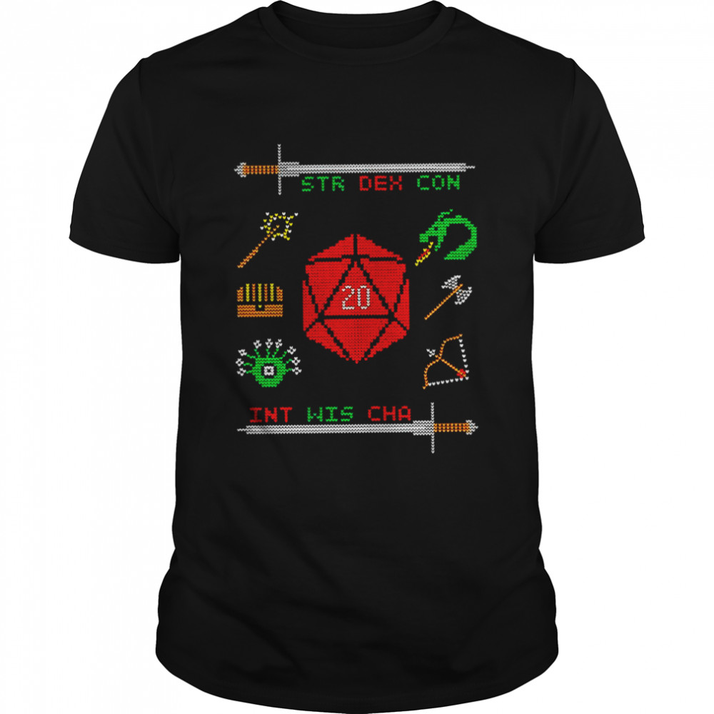 Adventuring Knit Pattern Symbols shirt