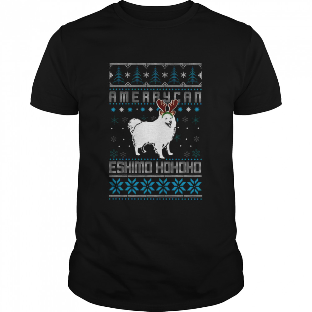 Amerrycan Eskimo Ho Ho Ho Knit Pattern shirt