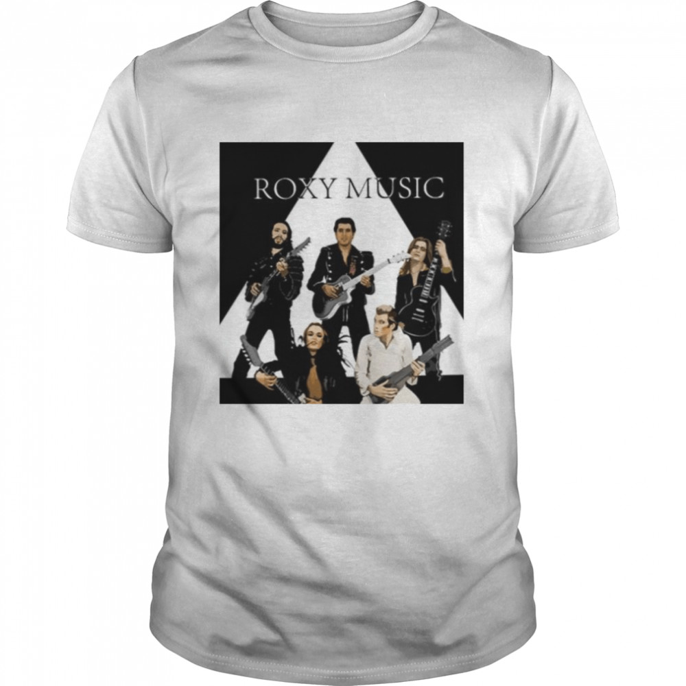 Animated Art Band Members Roxy Music shirt