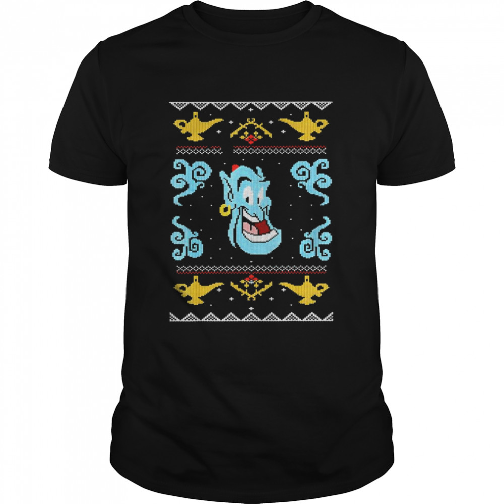 Blue Genie Christmas Mariner Aladdin shirt