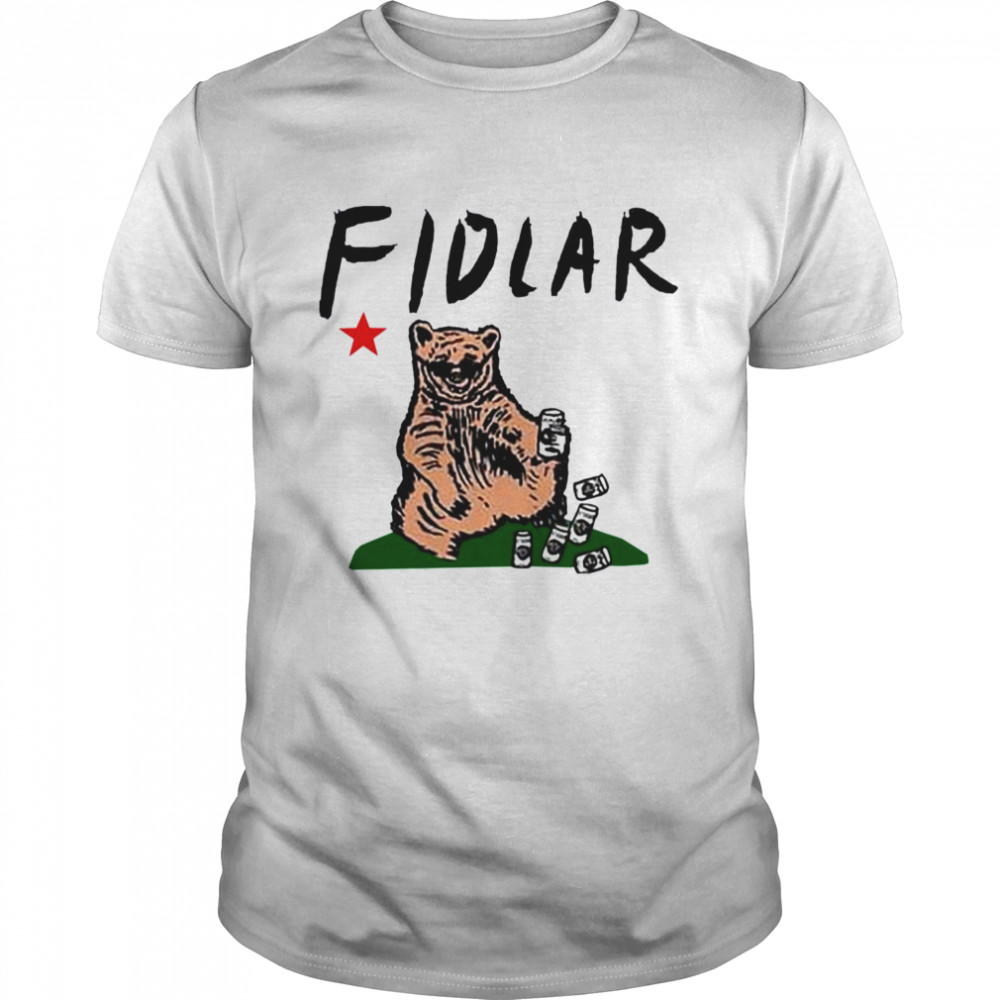 California Bear Drink Cheap Beer Fidlar shirt