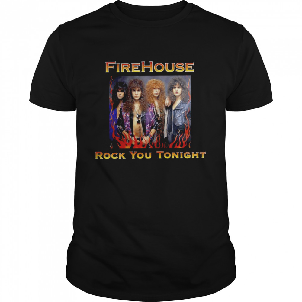 Fiho Fire House Rock Band shirt