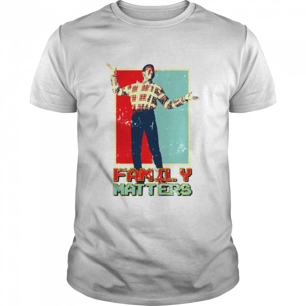 Graphic Art Steve Urkel Family Matters Retro shirt