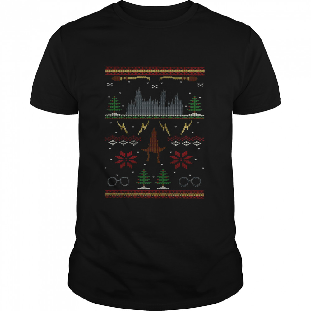 Harry Potter And Hogwarts Christmas Knit Pattern shirt