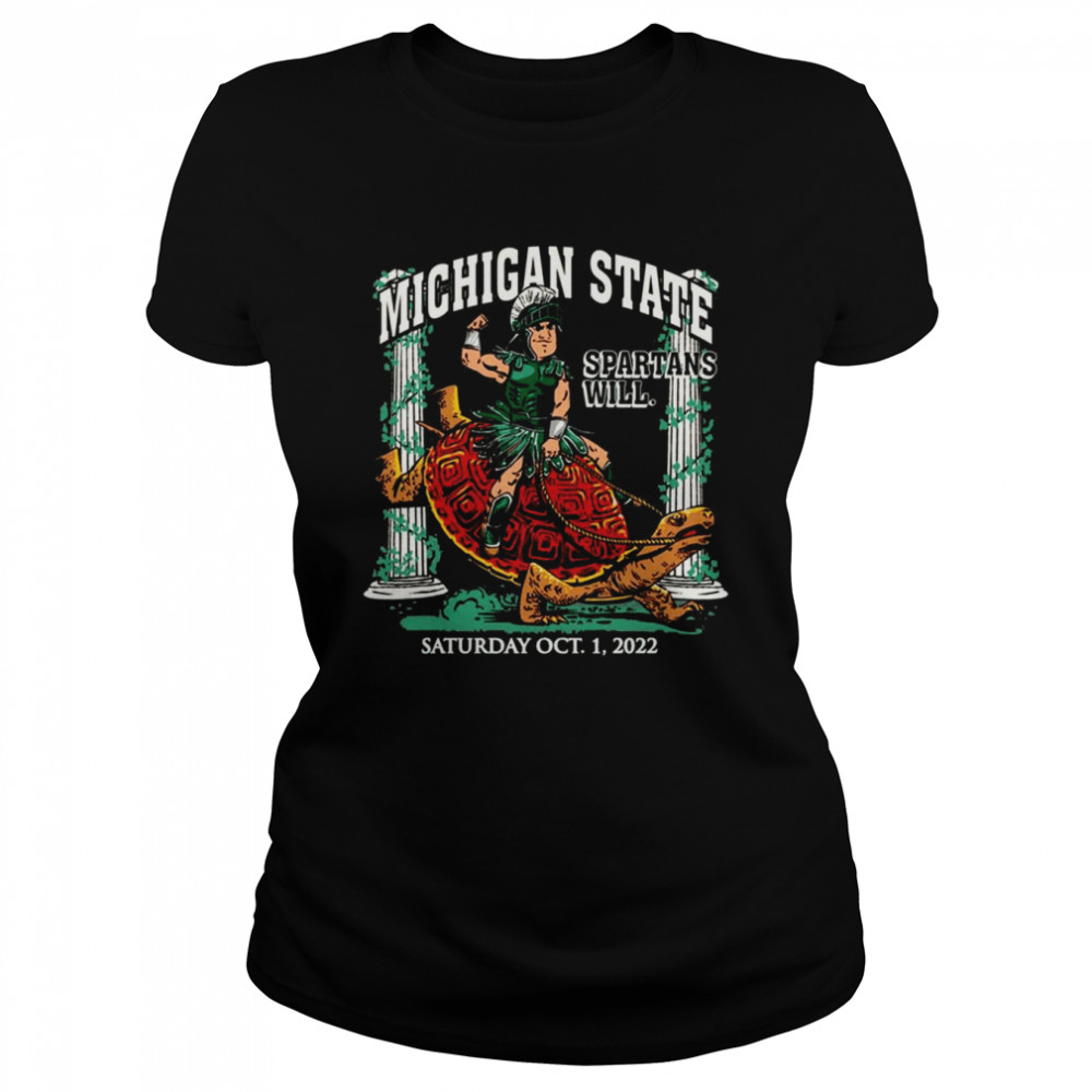 Michigan State Spartans Vs. Maryland Terrapins Game Day 2022  Classic Women's T-shirt