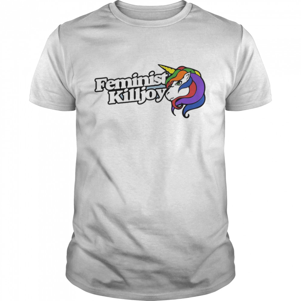 New Design Unicorn Feminist Killjoy Logo shirt