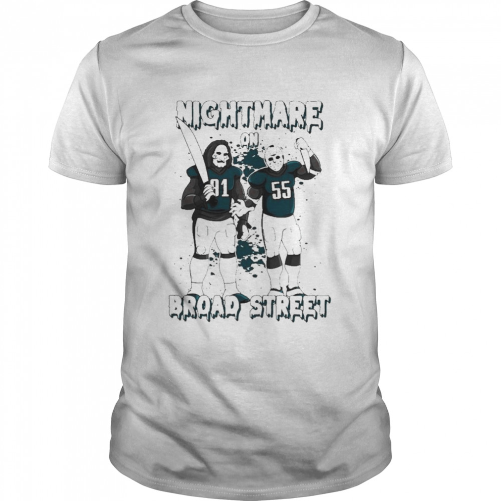 Nightmare On Broad Street Football Halloween Shirt