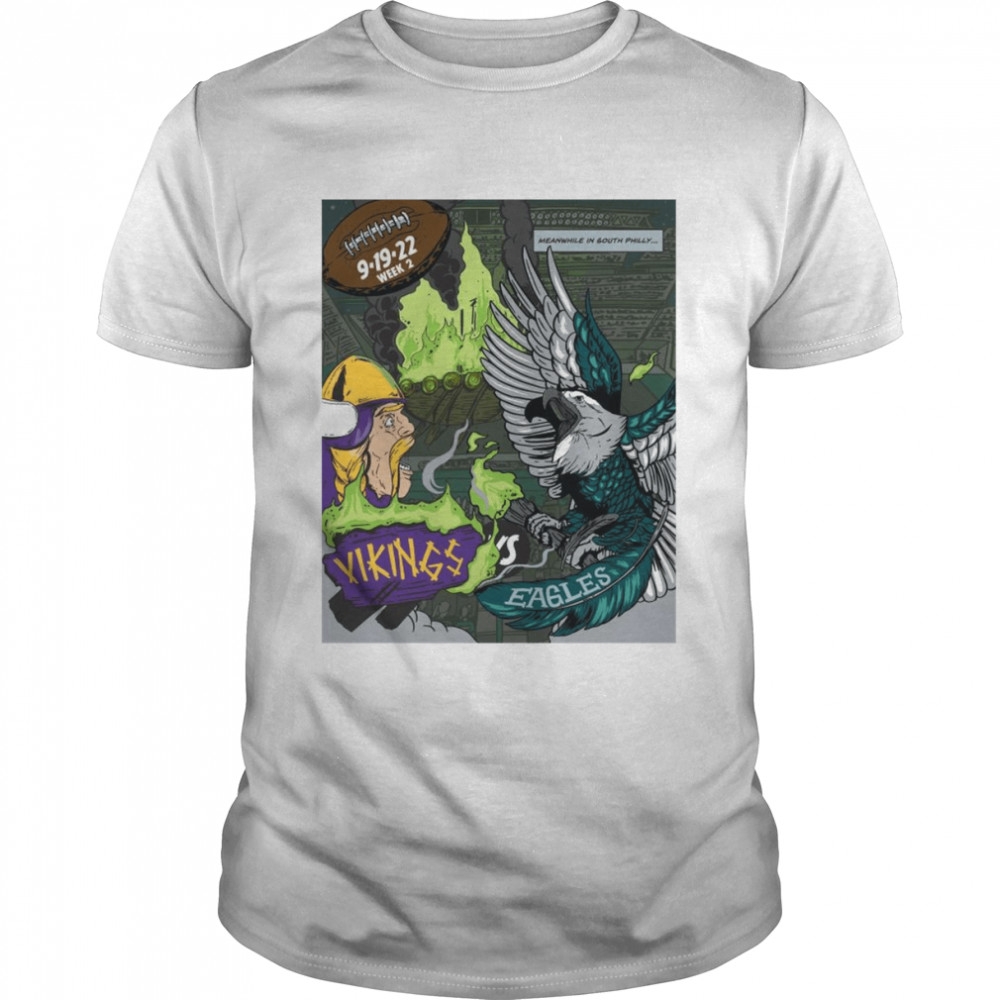 Philadelphia Eagles vs Vikings 9 19 2022 shirt