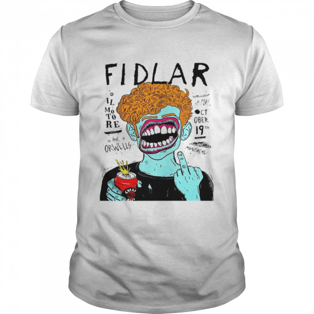 Vintage Design Album Cover Fidlar Graphic shirt