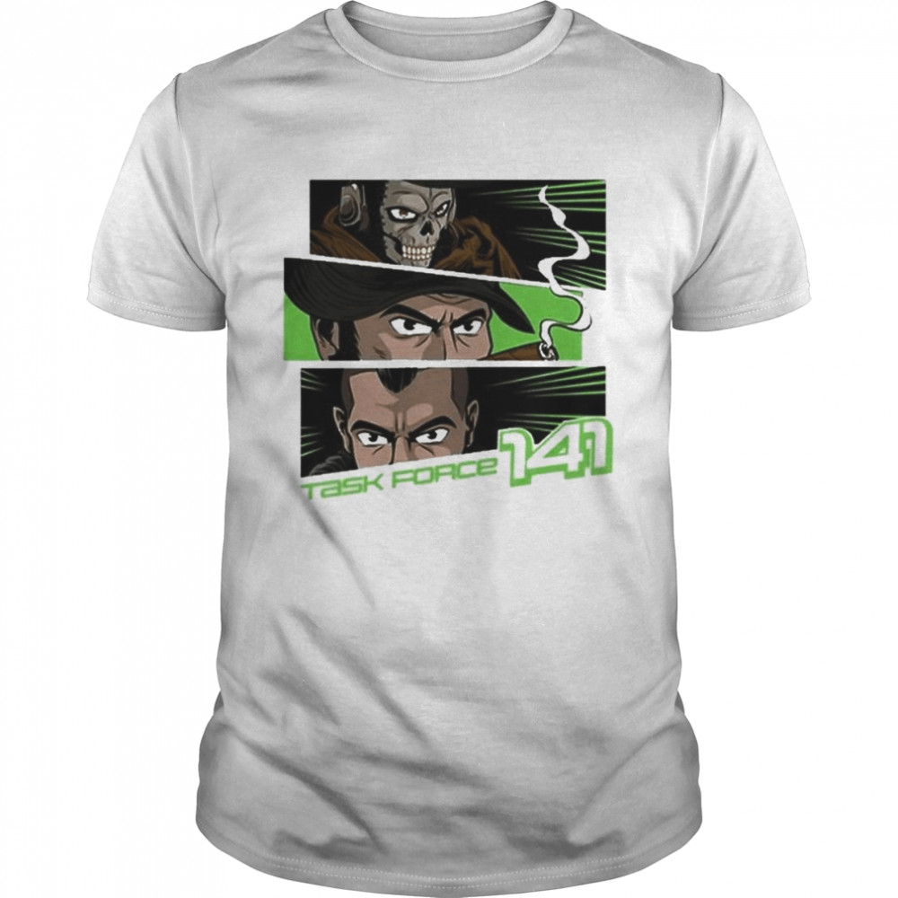 Call of Duty Black Task Force 141 Anime Shirt