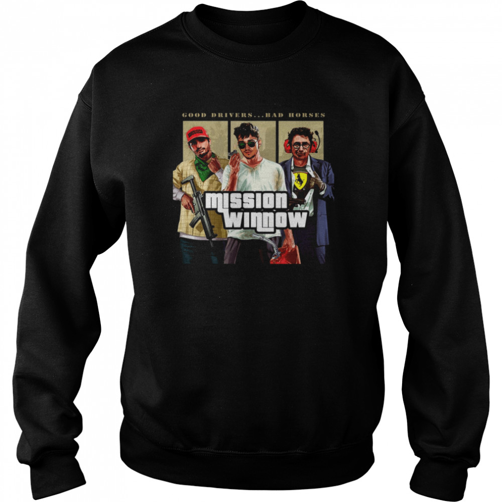 Charles Leclerc F1 Mission Win Now GTA Style shirt Unisex Sweatshirt