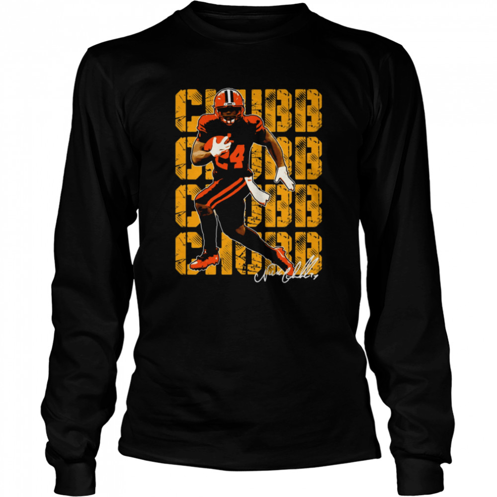 Chubb Nick Chubb Football Team shirt Long Sleeved T-shirt