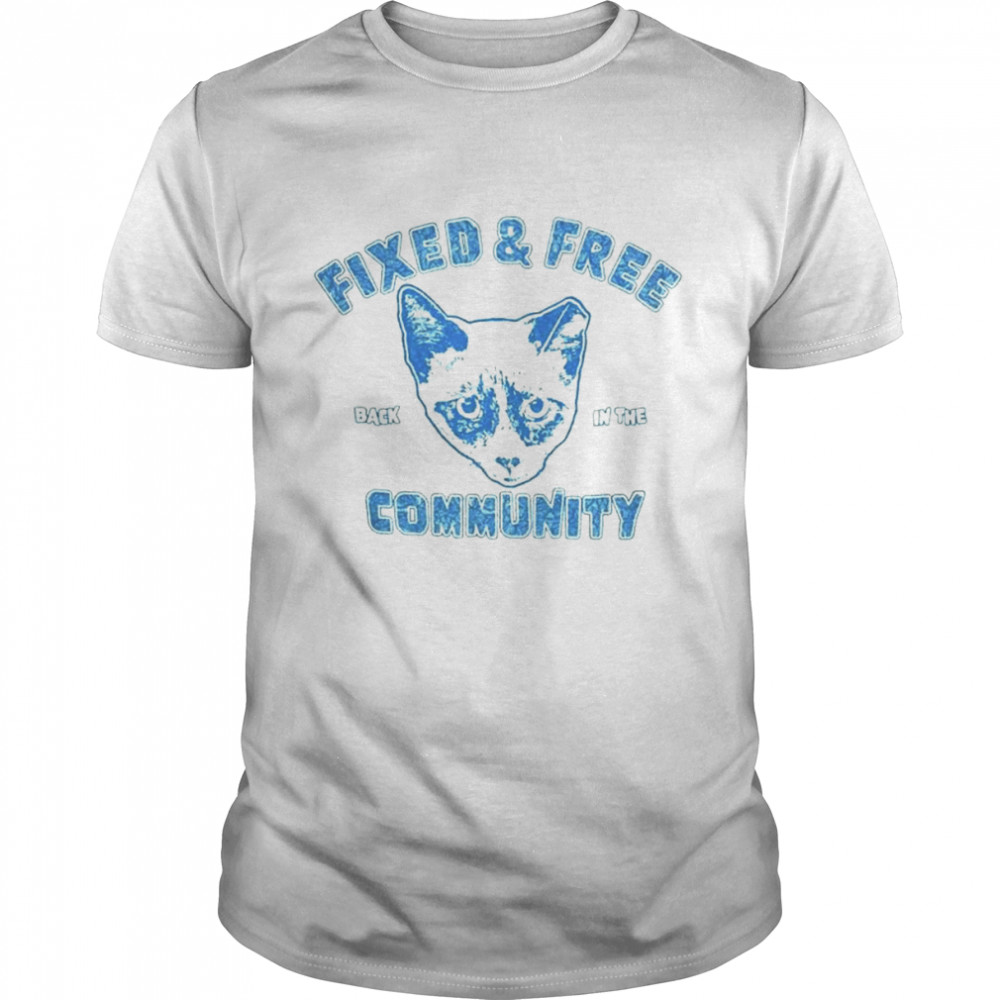 Face fixed and free community shirt