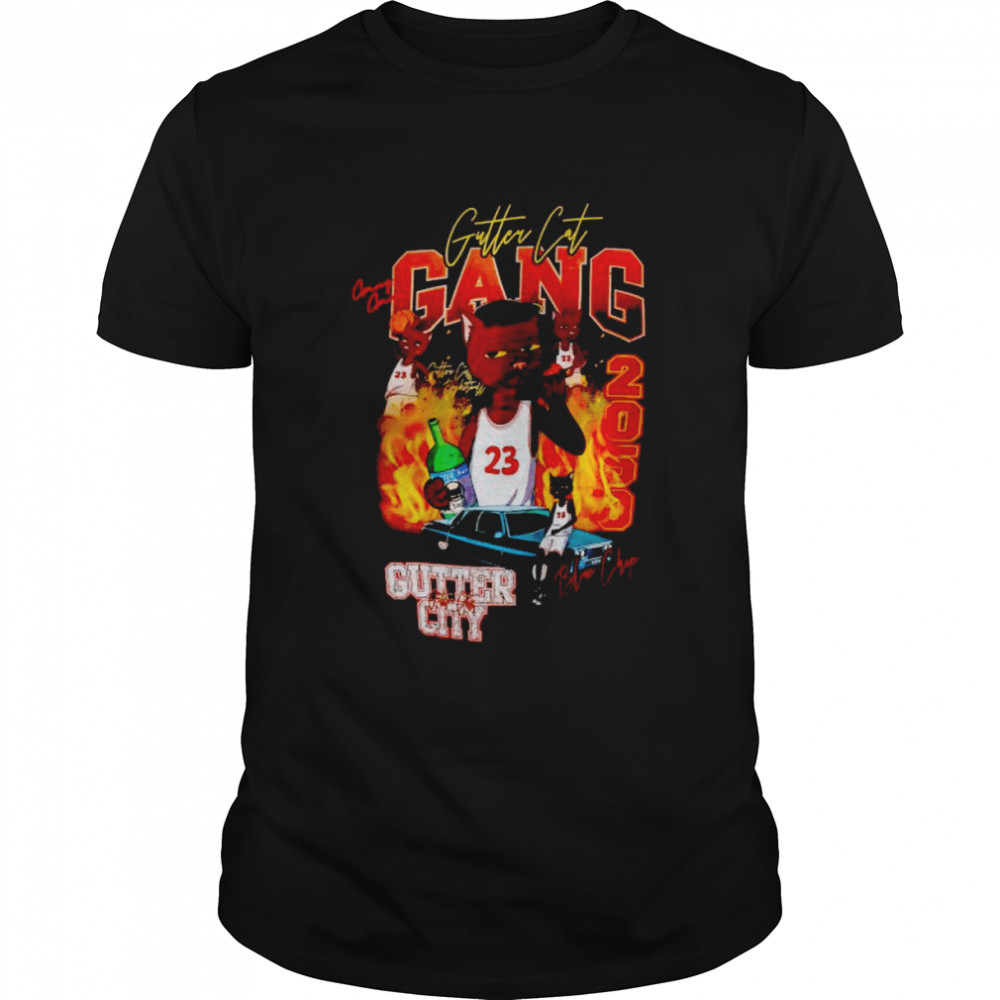 Gutter Cat Gang 2050 Gutter City shirt