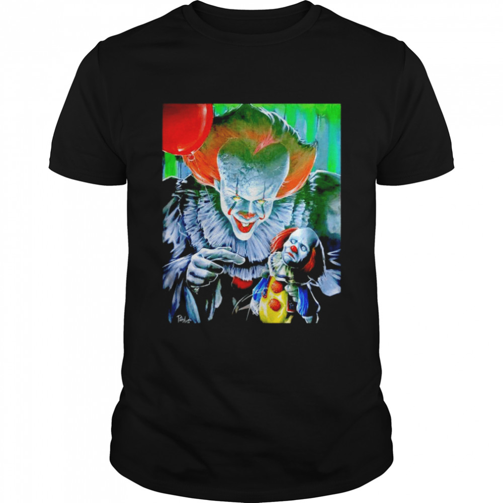 Pennywise and Joe Biden puppets Halloween shirt