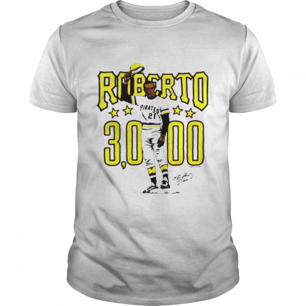 Pirates Roberto Clemente 3000 shirt