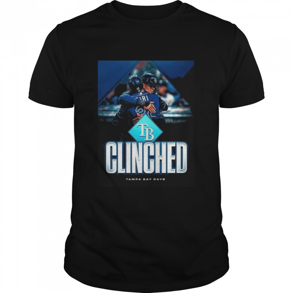 Tampa bay rays clinched mlb postseason 2022 shirt