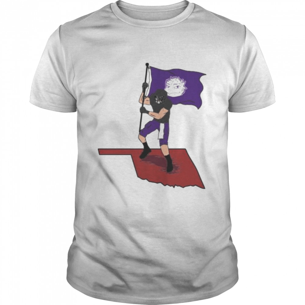 Tcu Horned Frogs Win flag plant shirt