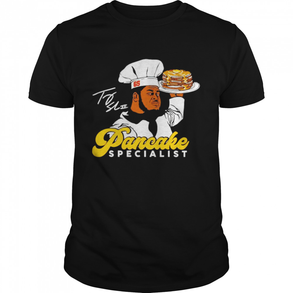 Trey Smith Pancake Specialist signature shirt