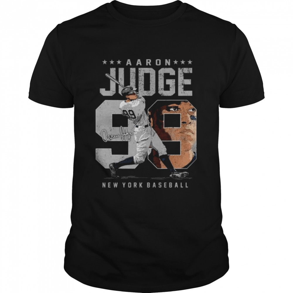 AAron Judge 99 New York Yankees signatures shirt
