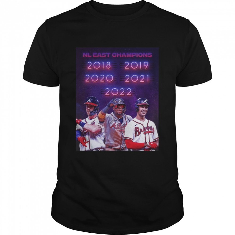 Atlanta Braves NL East Champions Back To Back 2018-22 Shirt