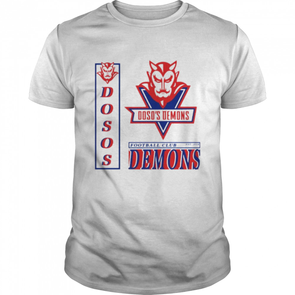 Dosos demons football club shirt