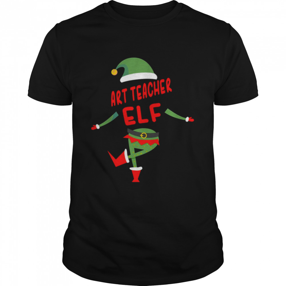 I’m The Art Teacher Elf Art Teacher Christmas T Shirt